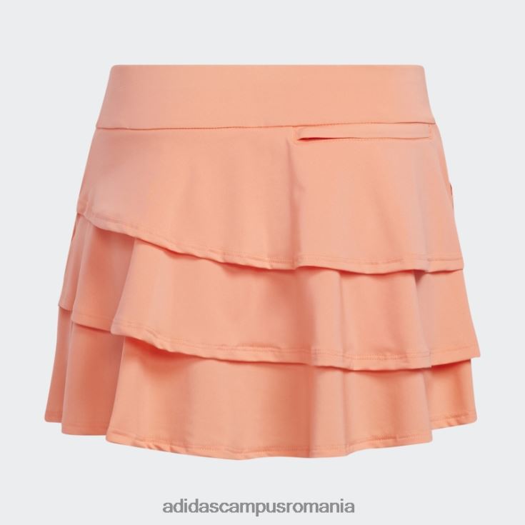 adidas campus romania fusta cu volane coral copii coral J266N219160