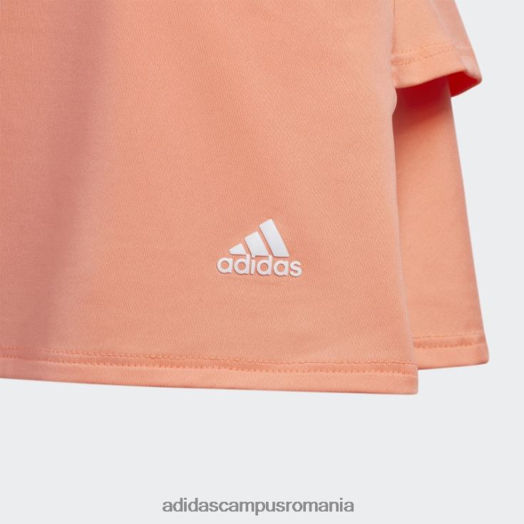 adidas campus romania fusta cu volane coral copii coral J266N219160