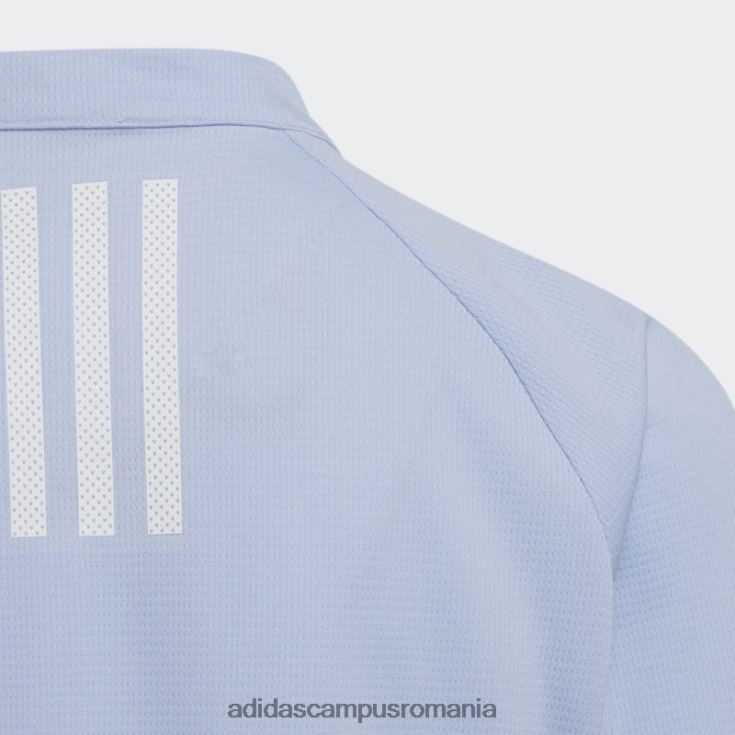 adidas campus romania jachetă versatilă cu fermoar complet albastru alba copii zori albastre J266N23460