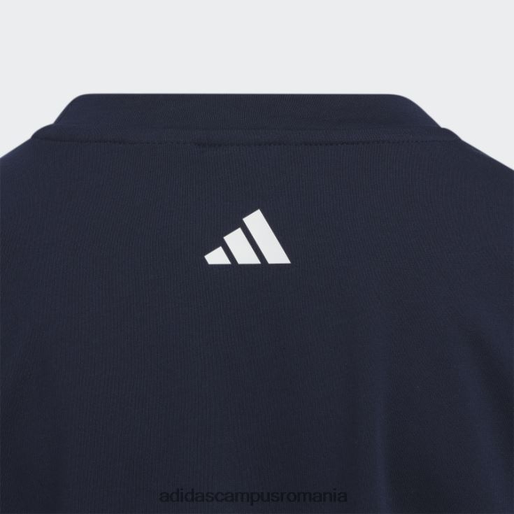 adidas campus romania mânecă scurtă unisex par tee bleumarin copii marina J266N211810