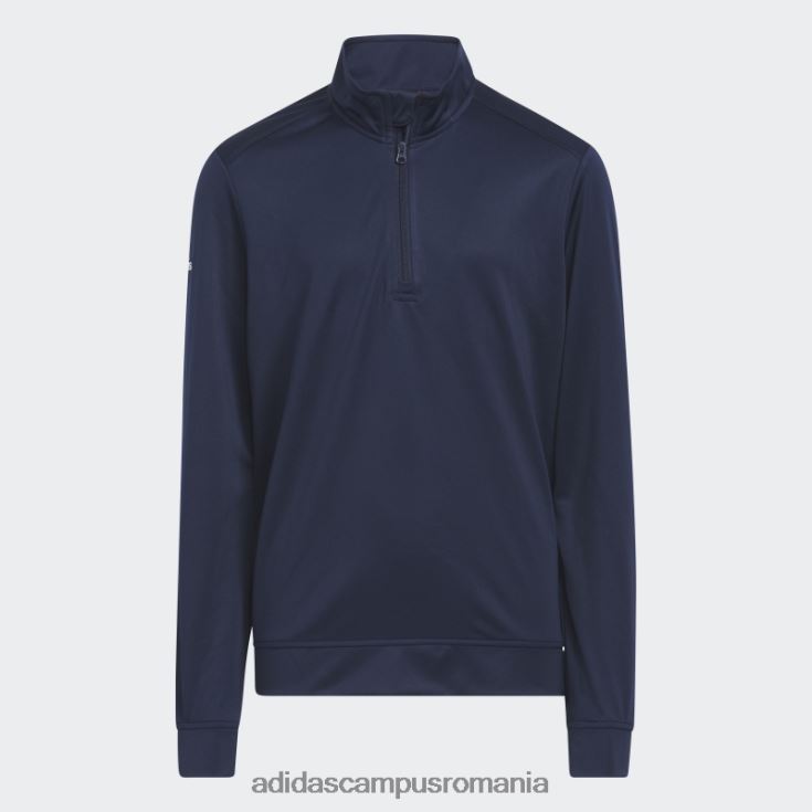 adidas campus romania pulover cu fermoar sferturi navy bleumarin copii marina J266N211786