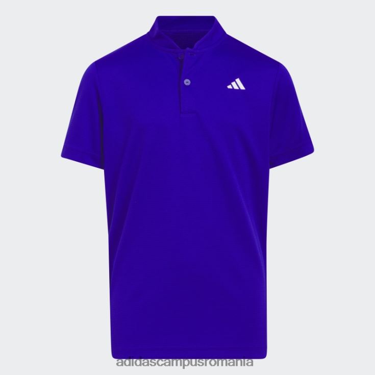adidas campus romania tricou polo cu guler sport albastru copii albastru J266N218728