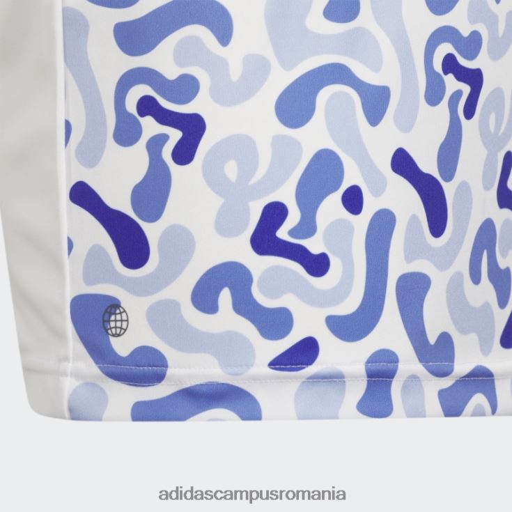 adidas campus romania tricou polo cu imprimeu camo albastru copii albastru J266N211795