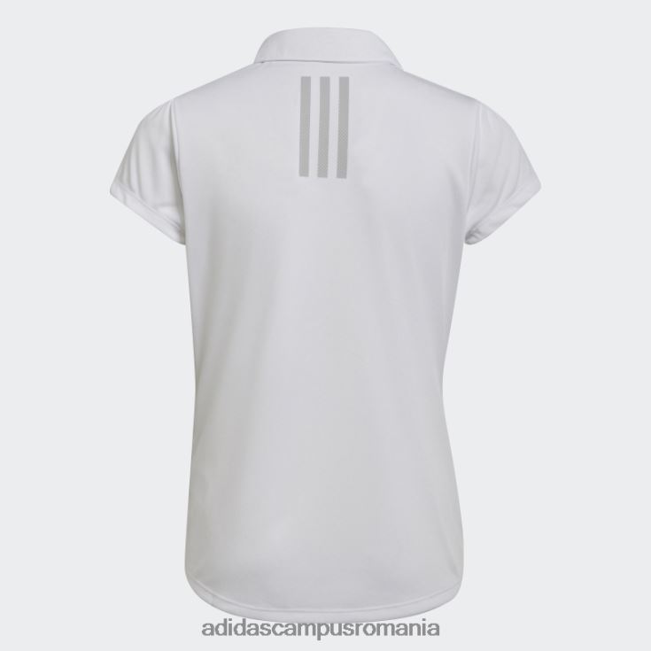 adidas campus romania tricou polo de performanță primegreen pentru fete alb adidas copii alb J266N219176