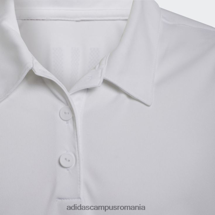 adidas campus romania tricou polo de performanță primegreen pentru fete alb adidas copii alb J266N219176