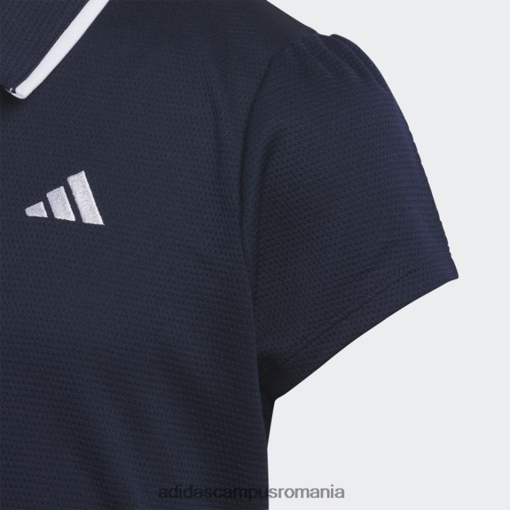 adidas campus romania tricou polo texturat bleumarin copii marina J266N219201