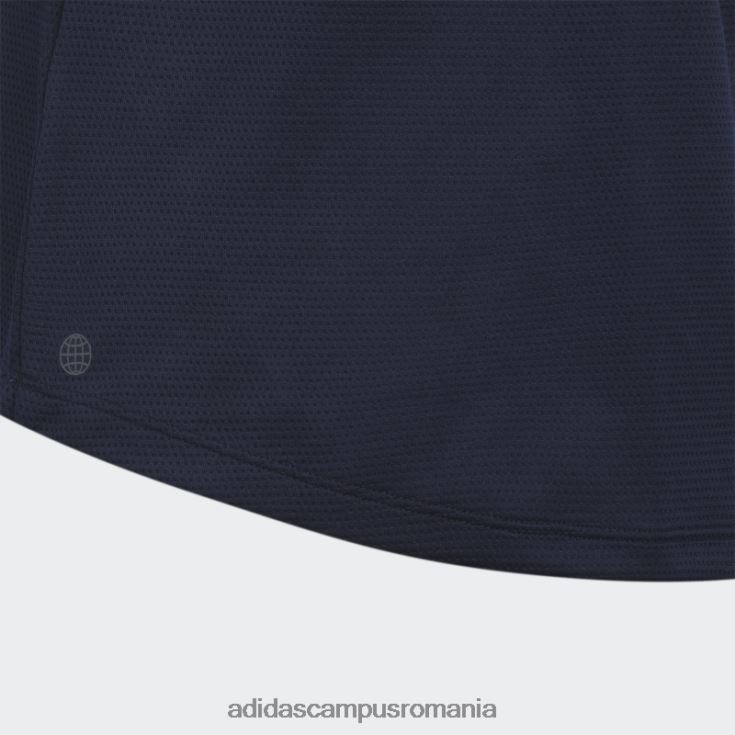 adidas campus romania tricou polo texturat bleumarin copii marina J266N219201
