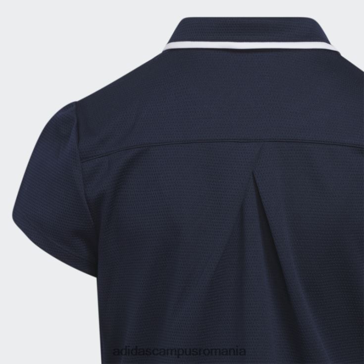 adidas campus romania tricou polo texturat bleumarin copii marina J266N219201