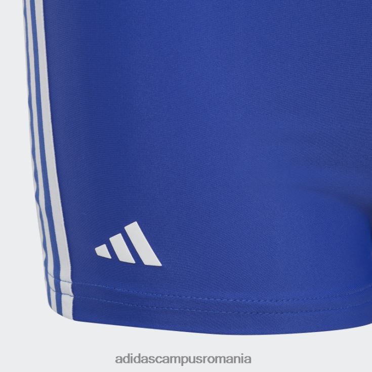 adidas campus romania boxeri de înot clasici cu 3 dungi albaștri copii albastru alb J266N218596