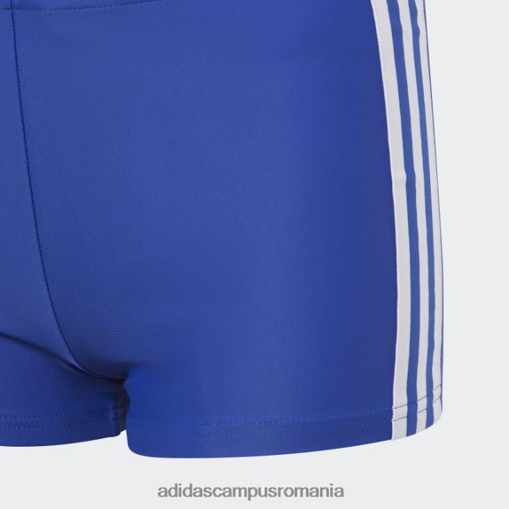 adidas campus romania boxeri de înot clasici cu 3 dungi albaștri copii albastru alb J266N218596