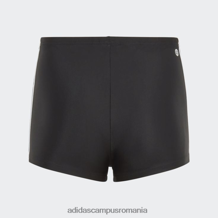 adidas campus romania boxeri de înot negri clasici cu 3 dungi adidas copii alb negru J266N218735