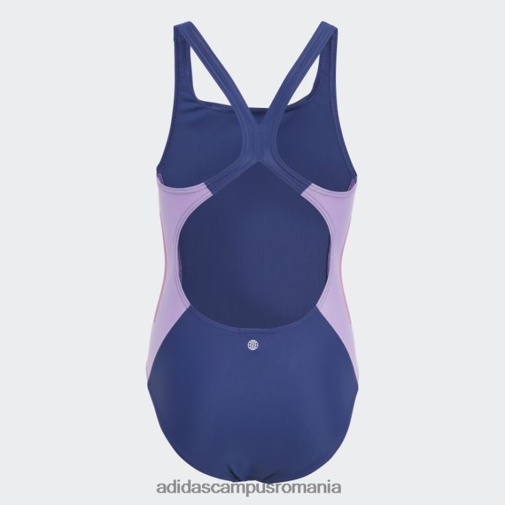 adidas campus romania costum de baie cu 3 dungi victorie albastru copii albastru victorie/violet/fucsia J266N219286