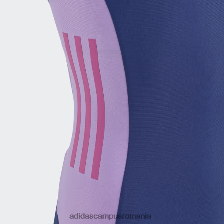 adidas campus romania costum de baie cu 3 dungi victorie albastru copii albastru victorie/violet/fucsia J266N219286