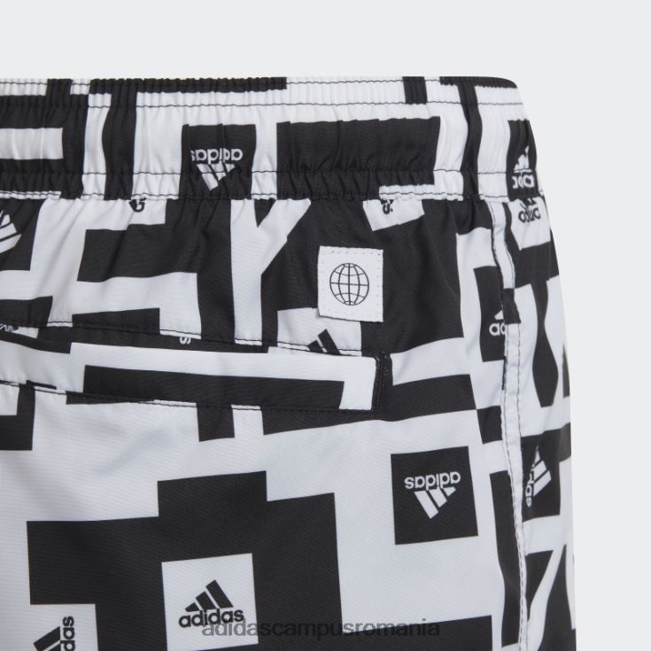 adidas campus romania negru trebuie să aibă pantaloni scurți de baie grafici copii alb negru J266N218886