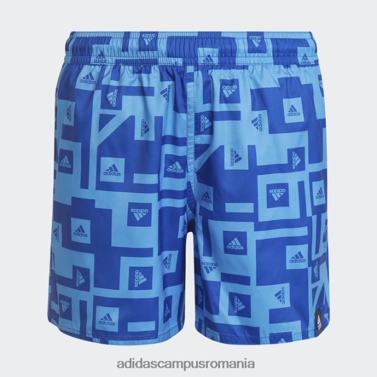 adidas campus romania trebuie să aibă pantaloni scurți de baie grafic albastru regal copii albastru regal J266N218865