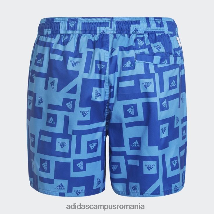adidas campus romania trebuie să aibă pantaloni scurți de baie grafic albastru regal copii albastru regal J266N218865