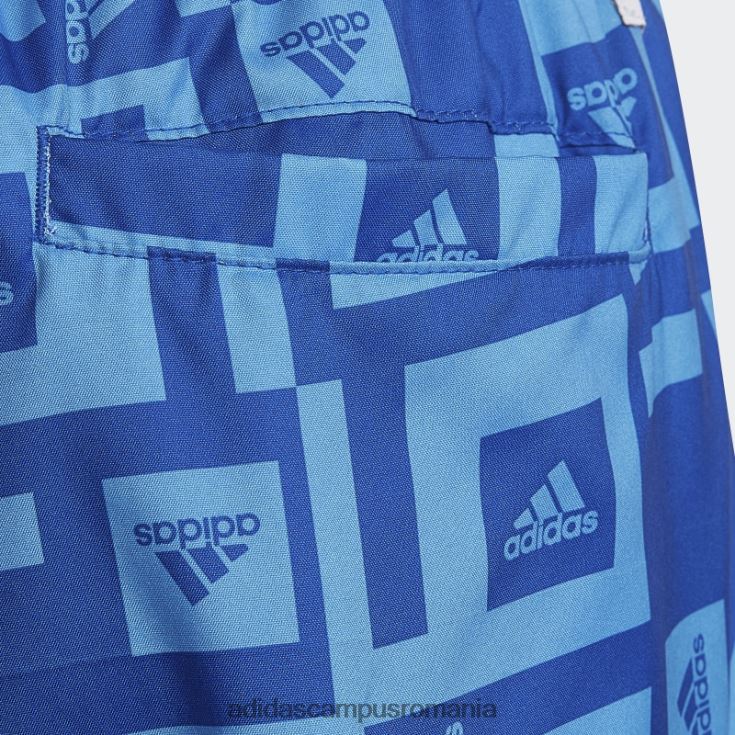 adidas campus romania trebuie să aibă pantaloni scurți de baie grafic albastru regal copii albastru regal J266N218865