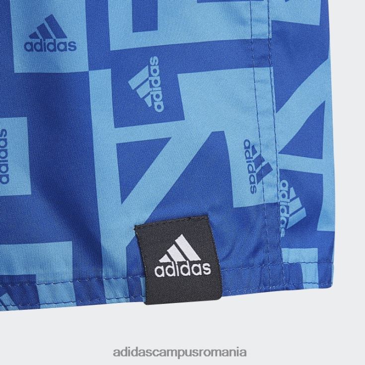 adidas campus romania trebuie să aibă pantaloni scurți de baie grafic albastru regal copii albastru regal J266N218865