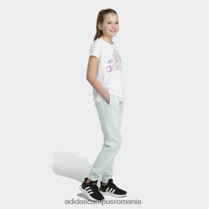 adidas campus romania Pantaloni de jogging fleece cu 3 dungi albastri copii albastru J266N212056