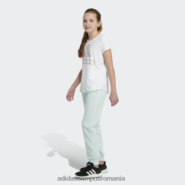 adidas campus romania Pantaloni de jogging fleece cu 3 dungi albastri copii albastru J266N212056