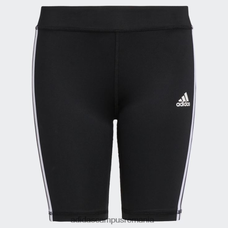 adidas campus romania Pantaloni scurți negri pentru biciclete cu 3 dungi adidas copii negru J266N212158