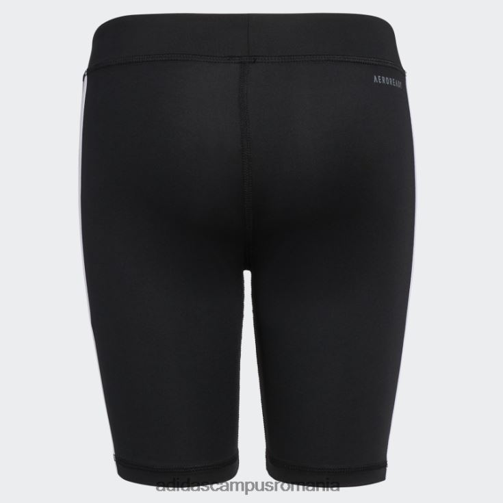 adidas campus romania Pantaloni scurți negri pentru biciclete cu 3 dungi adidas copii negru J266N212158