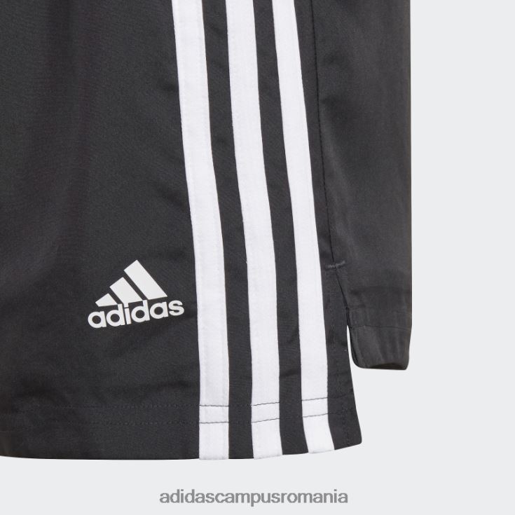 adidas campus romania conceput pentru a muta pantaloni scurți cu 3 dungi negre copii alb negru J266N212071