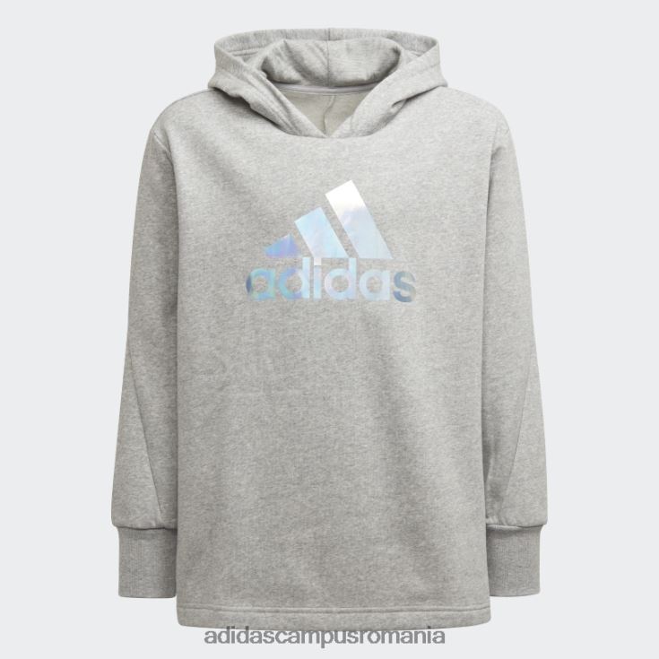 adidas campus romania hanorac dance cu imprimeu metalic gri mediu copii gri mediu J266N212169