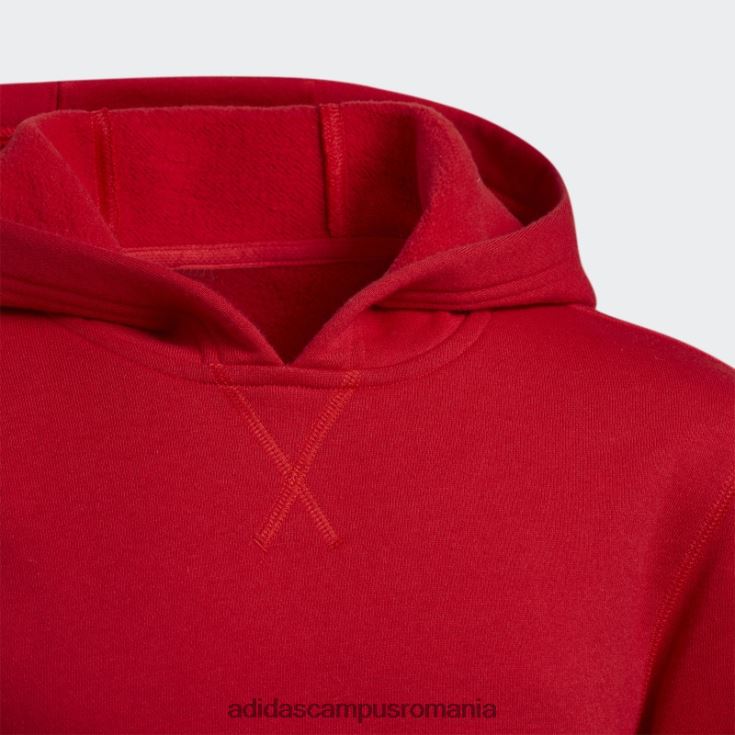 adidas campus romania hanorac fleece roșu copii roșu J266N212032