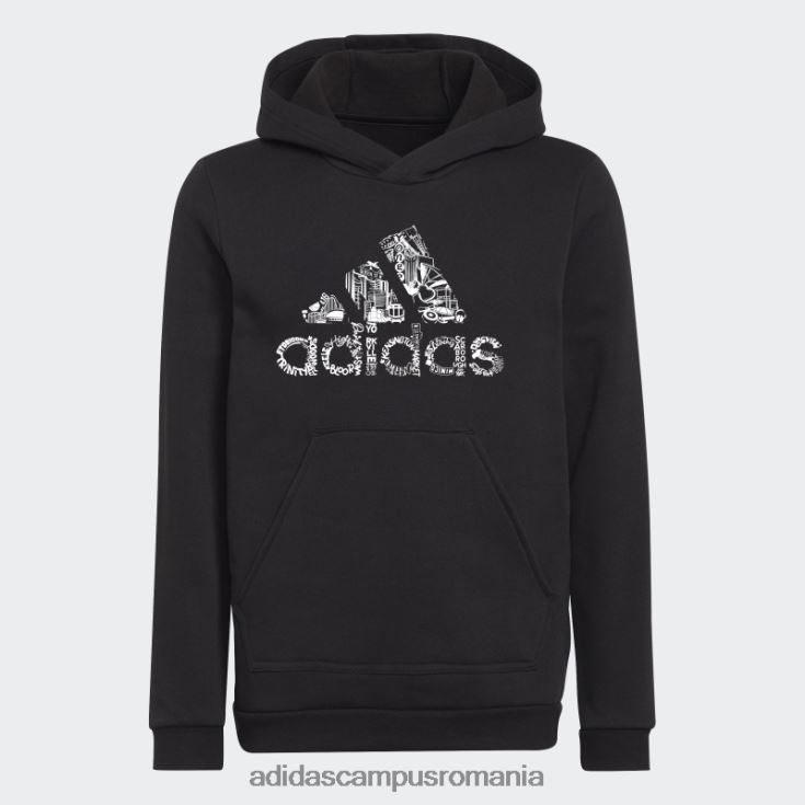 adidas campus romania hanorac negru pentru tineret sport copii negru J266N211999