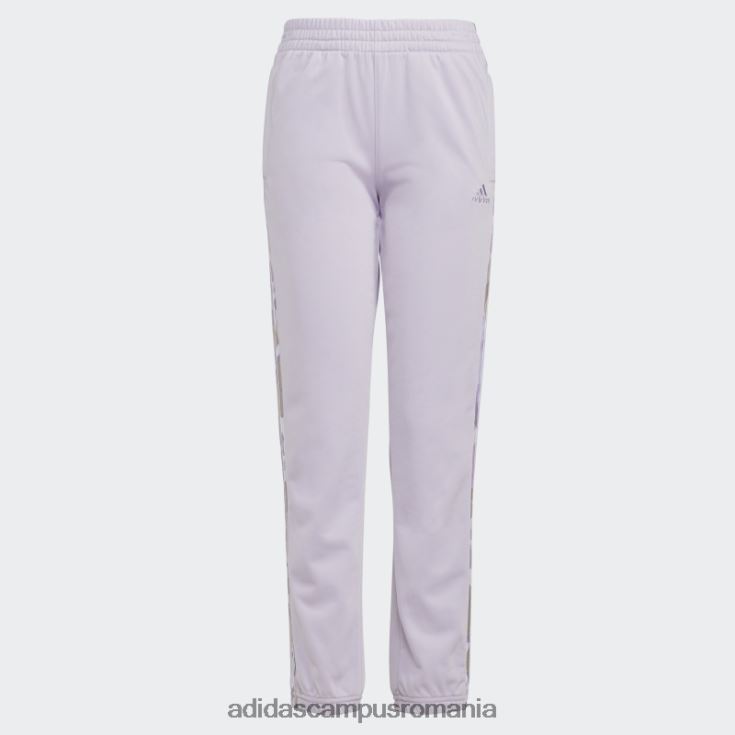 adidas campus romania imprimeu pantaloni de jogging din tricot cu 3 dungi tentă violet copii tentă violet J266N212109