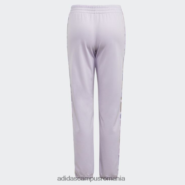 adidas campus romania imprimeu pantaloni de jogging din tricot cu 3 dungi tentă violet copii tentă violet J266N212109