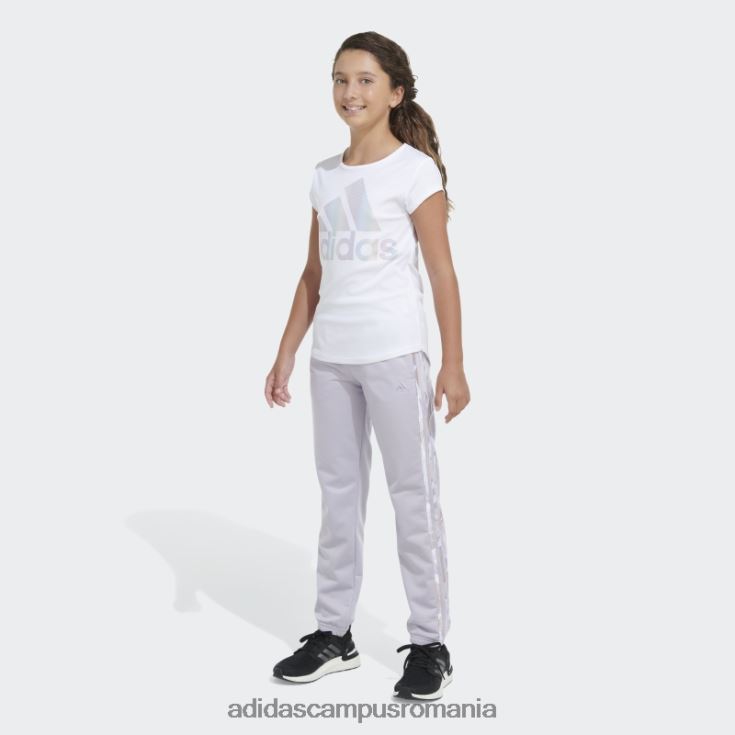 adidas campus romania imprimeu pantaloni de jogging din tricot cu 3 dungi tentă violet copii tentă violet J266N212109