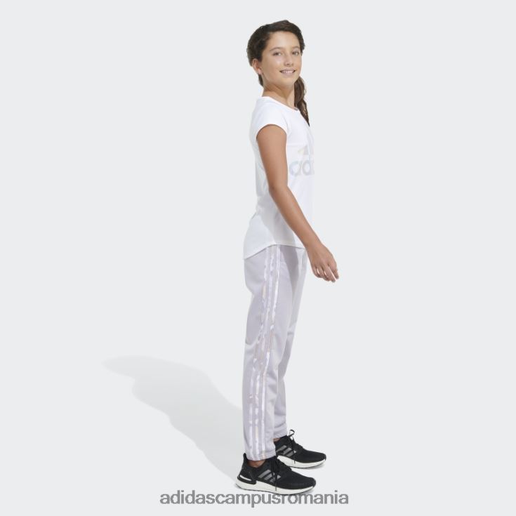 adidas campus romania imprimeu pantaloni de jogging din tricot cu 3 dungi tentă violet copii tentă violet J266N212109