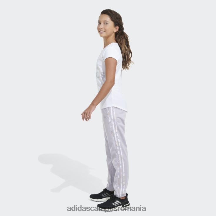 adidas campus romania imprimeu pantaloni de jogging din tricot cu 3 dungi tentă violet copii tentă violet J266N212109