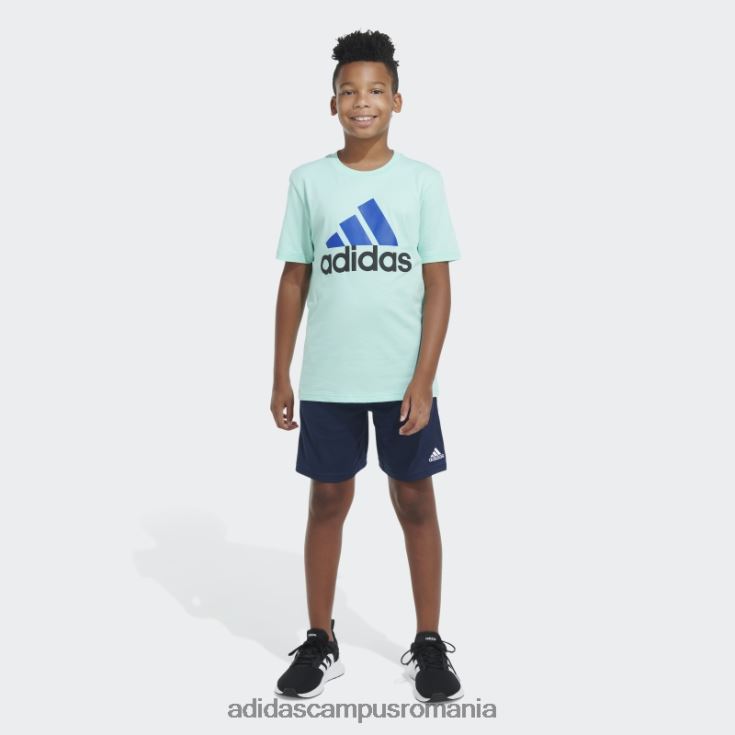 adidas campus romania insignă bicoloră de tricou sport verde copii verde J266N211942