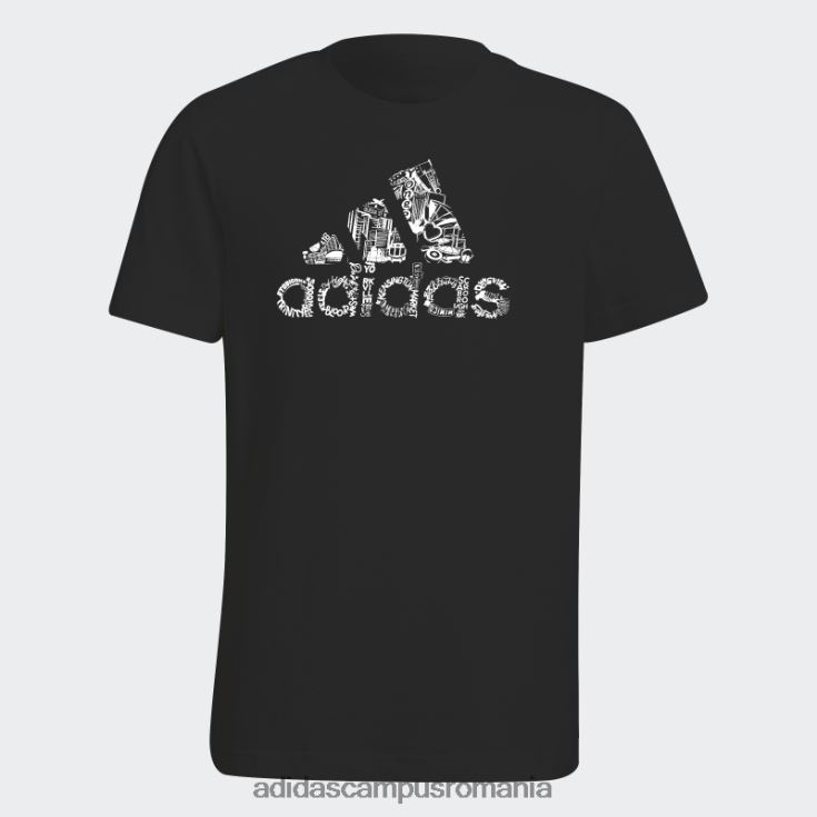adidas campus romania insignă de sport pentru tineret tricou negru adidas copii negru J266N212012