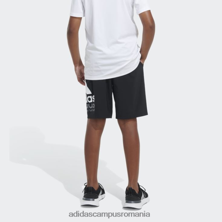 adidas campus romania insignă țesută de esențiali pantaloni scurți sport negru copii negru J266N211732