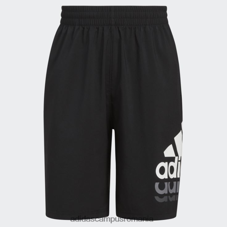 adidas campus romania insignă țesută de esențiali pantaloni scurți sport negru copii negru J266N211732