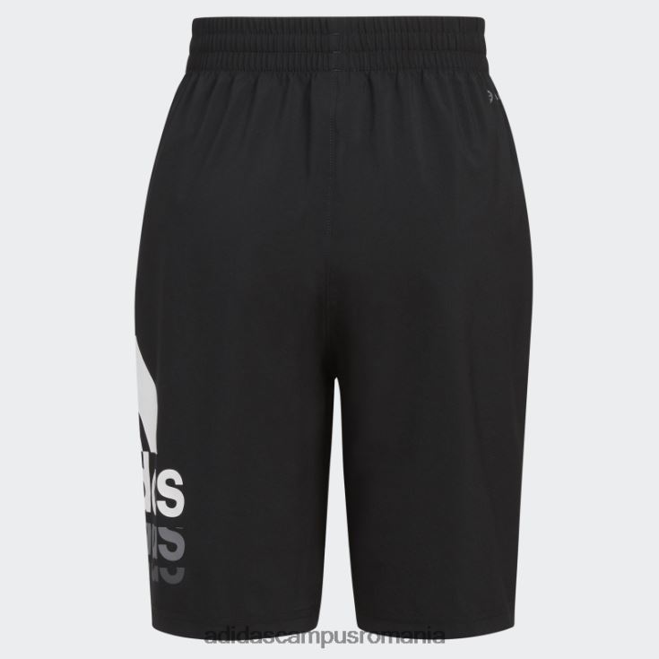adidas campus romania insignă țesută de esențiali pantaloni scurți sport negru copii negru J266N211732