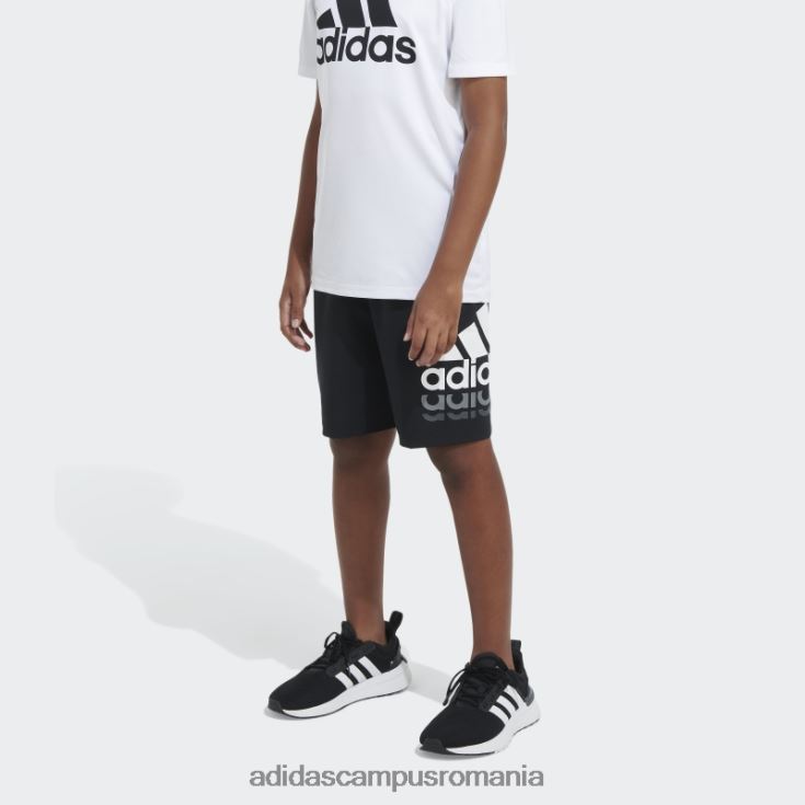 adidas campus romania insignă țesută de esențiali pantaloni scurți sport negru copii negru J266N211732