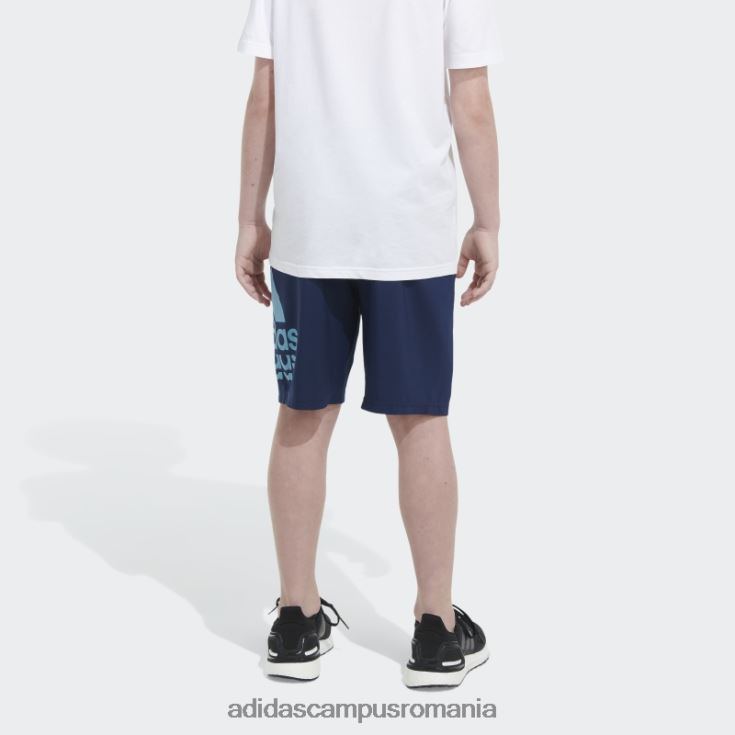 adidas campus romania insigna țesută de esențiale bleumarin a pantalonilor scurți sport adidas copii marina J266N211721