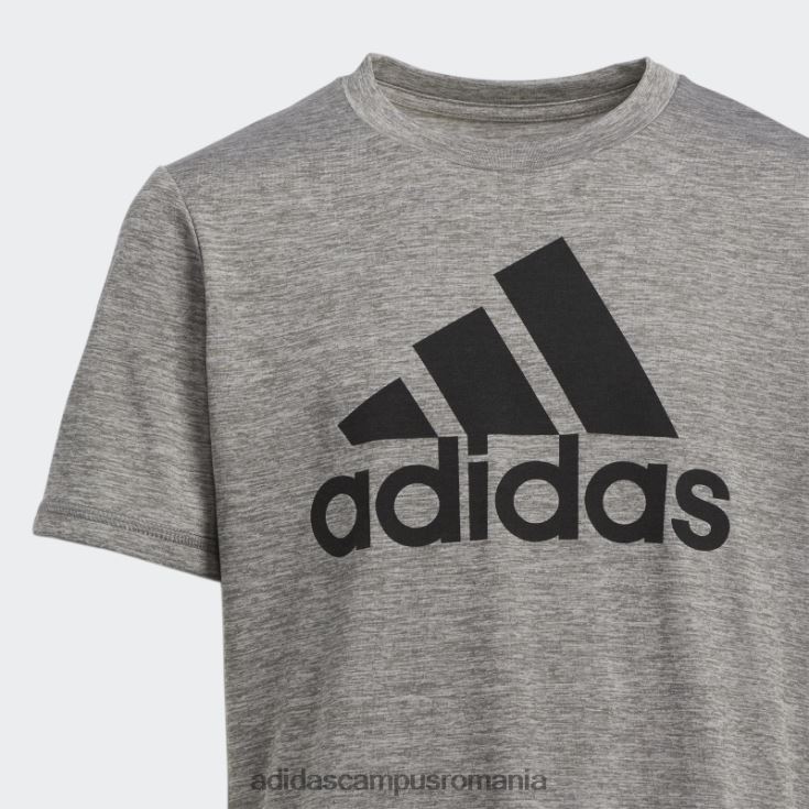 adidas campus romania insigna mélange de tricou sport gri mediu adidas copii gri mediu J266N211838