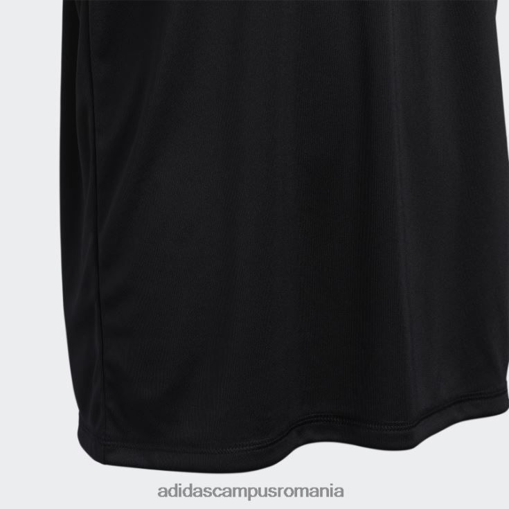 adidas campus romania insigna neagră Climalite a tricouului sport copii negru J266N211819