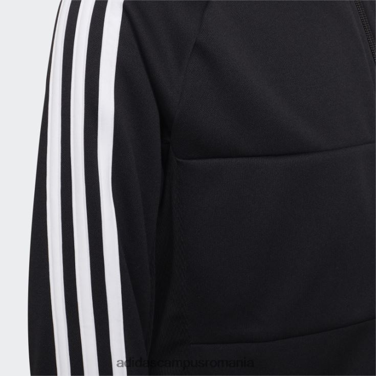 adidas campus romania jachetă neagră sereno copii alb negru J266N211645