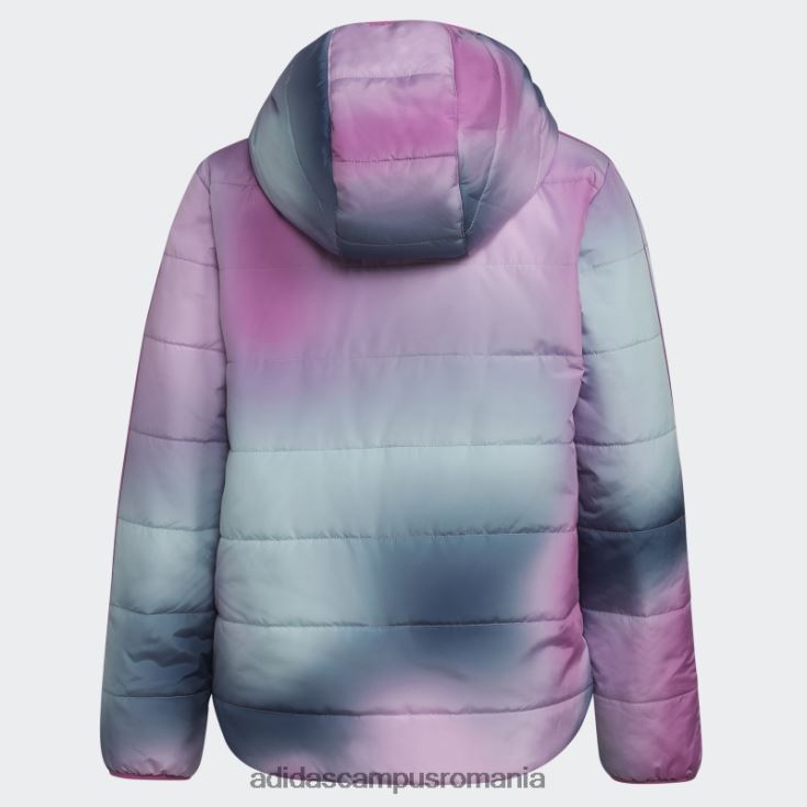 adidas campus romania jachetă pufă cu imprimeu clasic liliac copii liliac J266N212050