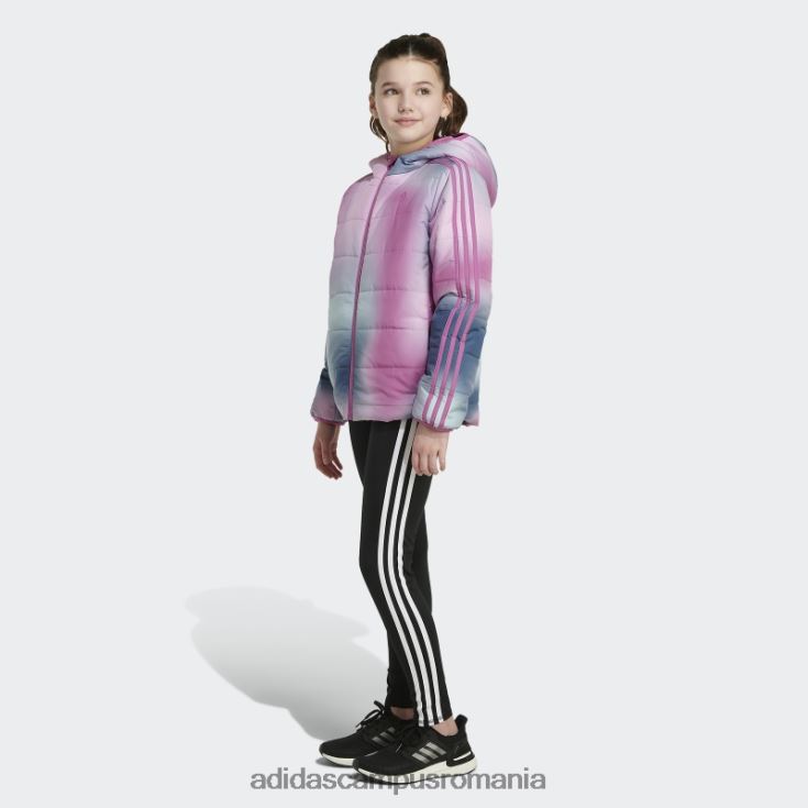 adidas campus romania jachetă pufă cu imprimeu clasic liliac copii liliac J266N212050