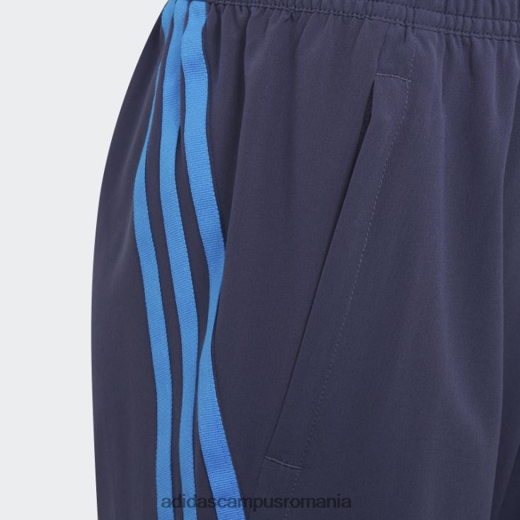 adidas campus romania pantaloni scurți țesuți cu 3 dungi aeroready bleumarin primegreen copii papură bleumarin/albastru J266N212046