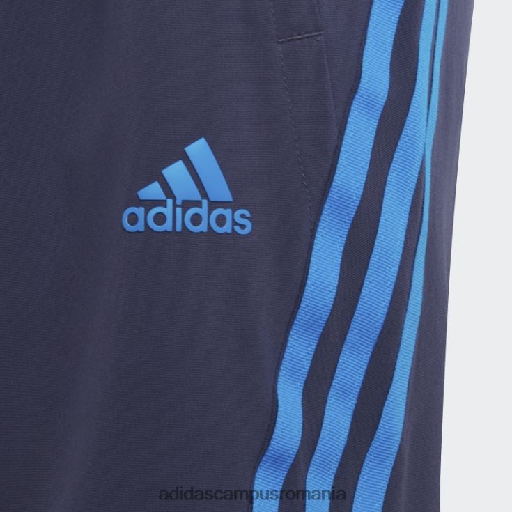 adidas campus romania pantaloni scurți țesuți cu 3 dungi aeroready bleumarin primegreen copii papură bleumarin/albastru J266N212046