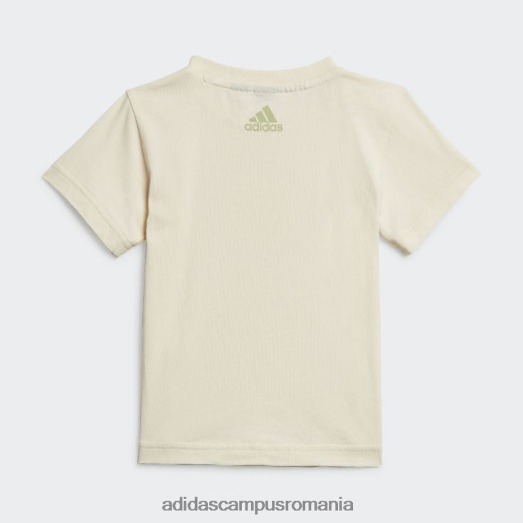 adidas campus romania set de bumbac organic creste pozitivitate alb copii alb/var J266N212013